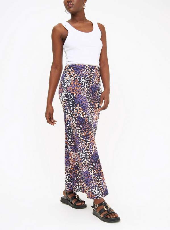 Leopard Print Maxi Skirt 20